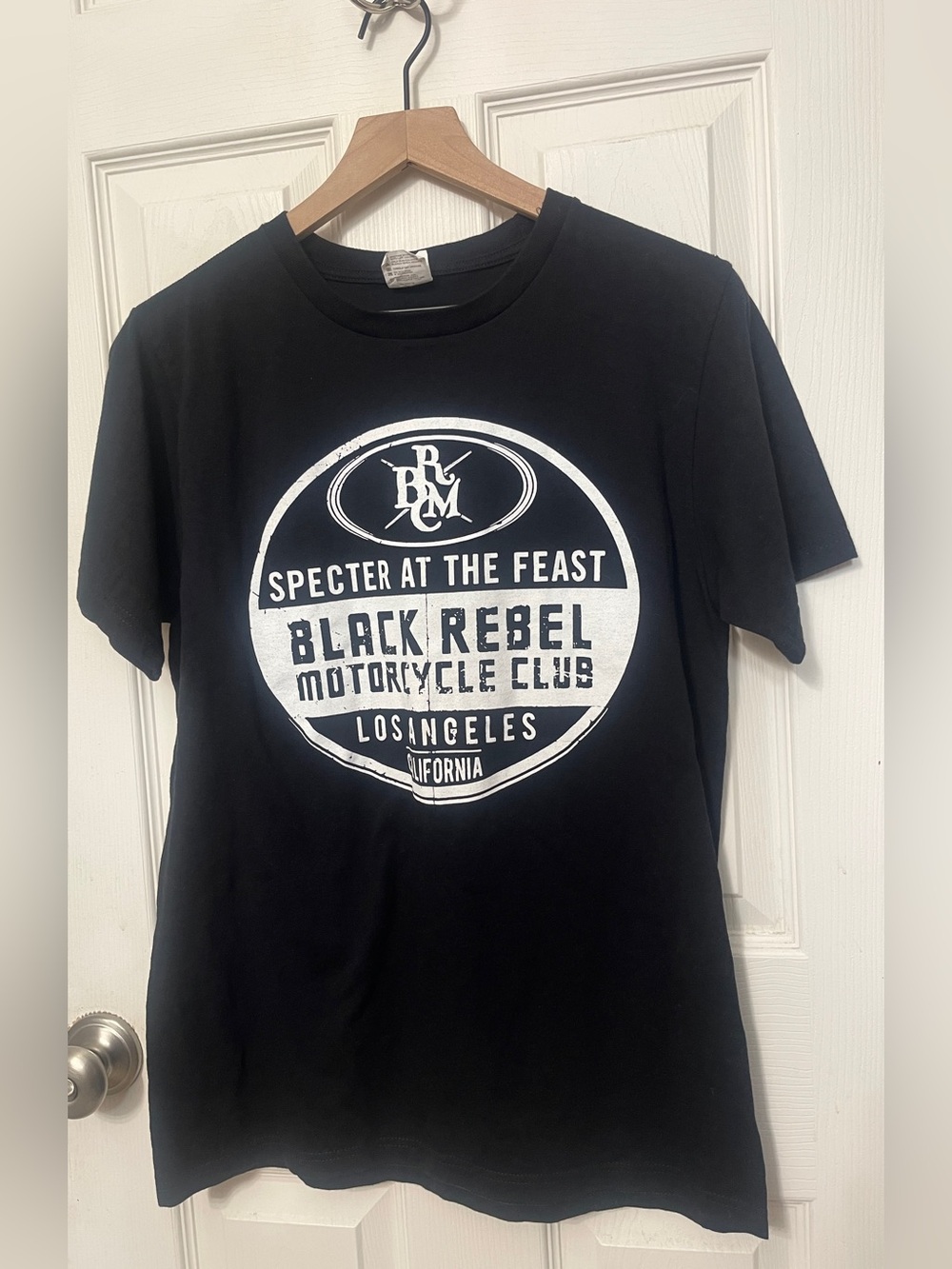 Motorcycle Black Rebel Club Band T Shirt 2013 Tour Size M Organic Cotton Rare